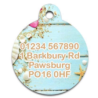 Beach - Pet ID Tag