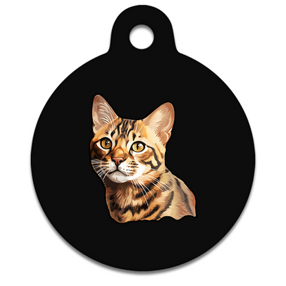 25mm Diameter Small Size - Bengal Cat