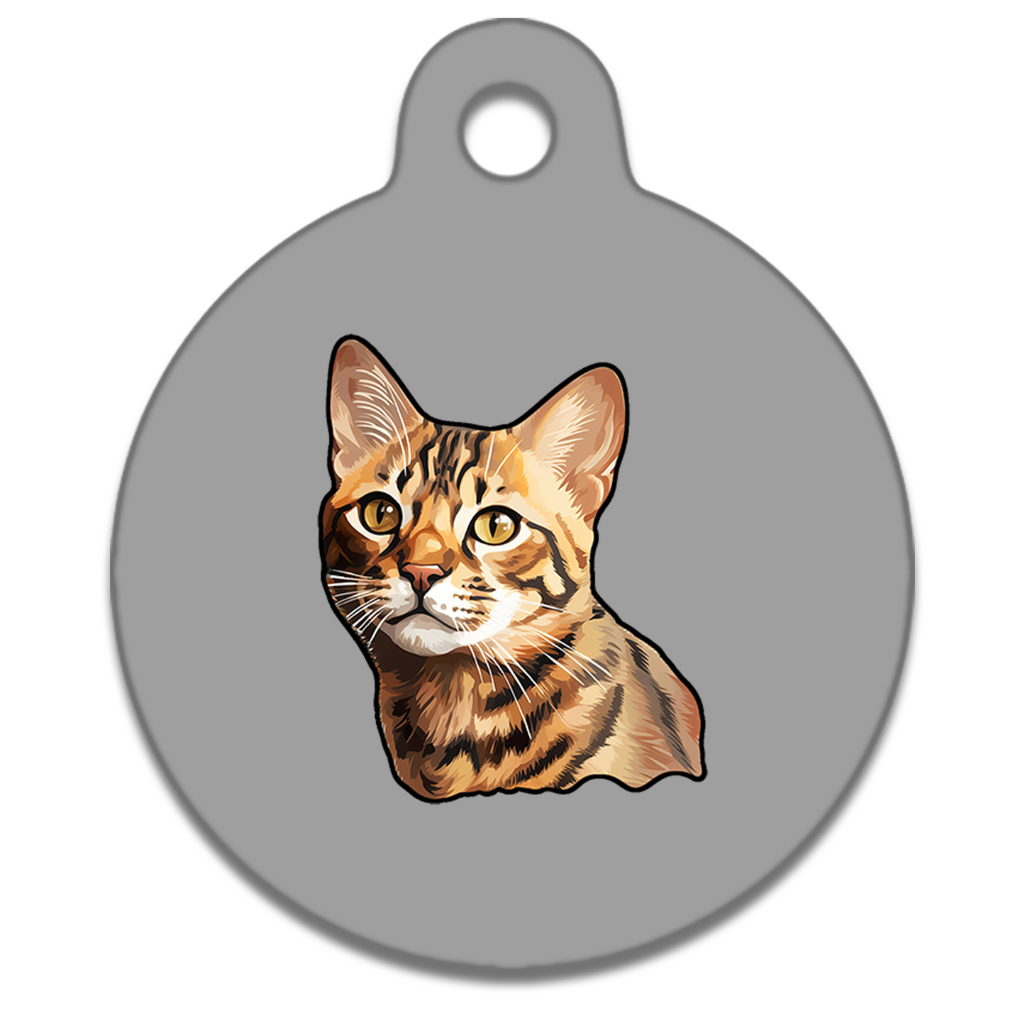 25mm Diameter Small Size - Bengal Cat