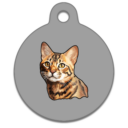 25mm Diameter Small Size - Bengal Cat