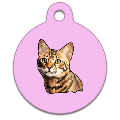 25mm Diameter Small Size - Bengal Cat