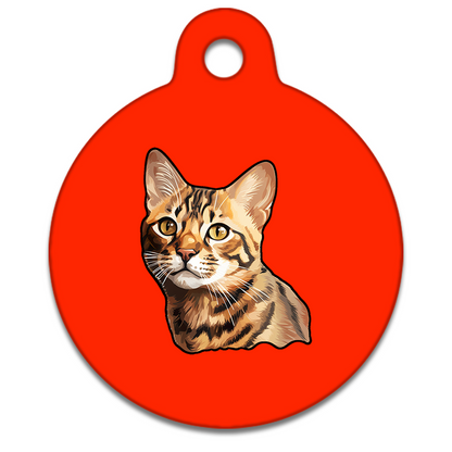 25mm Diameter Small Size - Bengal Cat