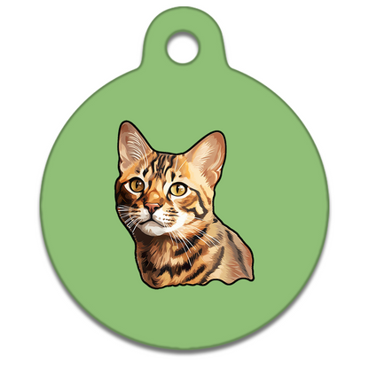 25mm Diameter Small Size - Bengal Cat