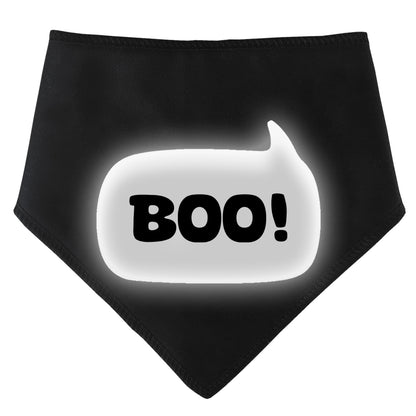 Boo Speech Bubble Reflective Dog Bandana