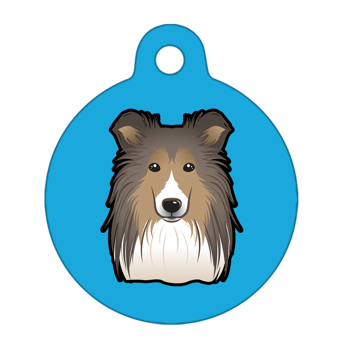 19mm Diameter Tiny Size - Shetland Dog