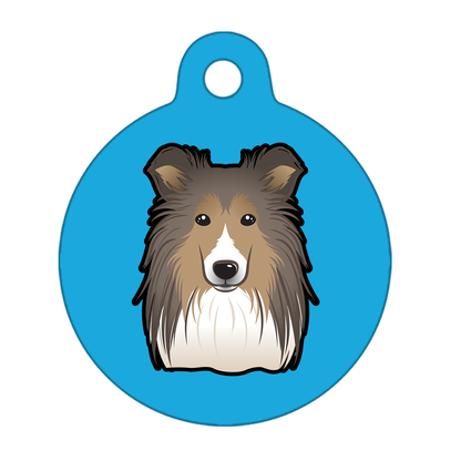 19mm Diameter Tiny Size - Shetland Dog