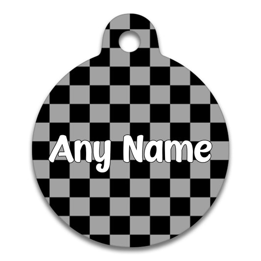 Checker Board - Pet ID Tag