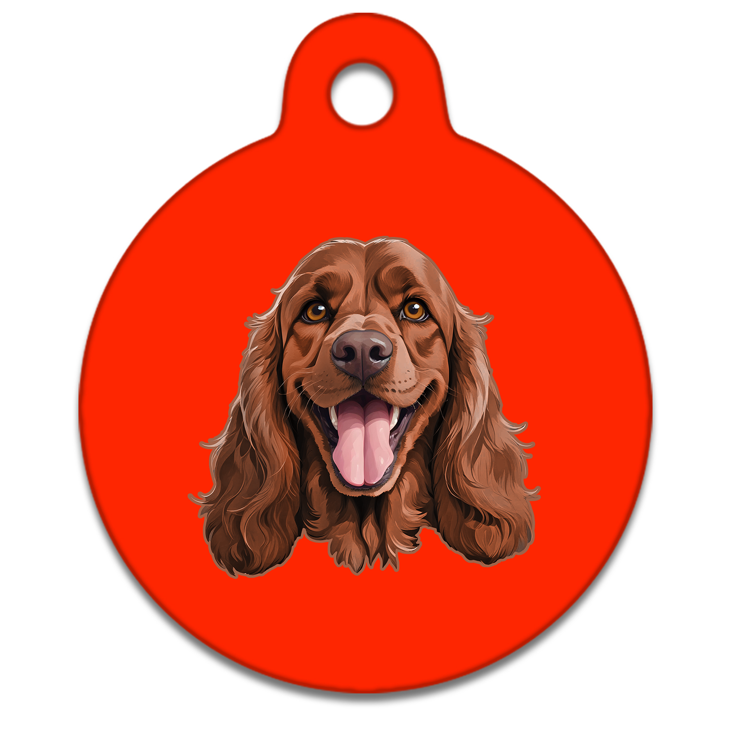 25mm Diameter Small Size - Spaniel Design