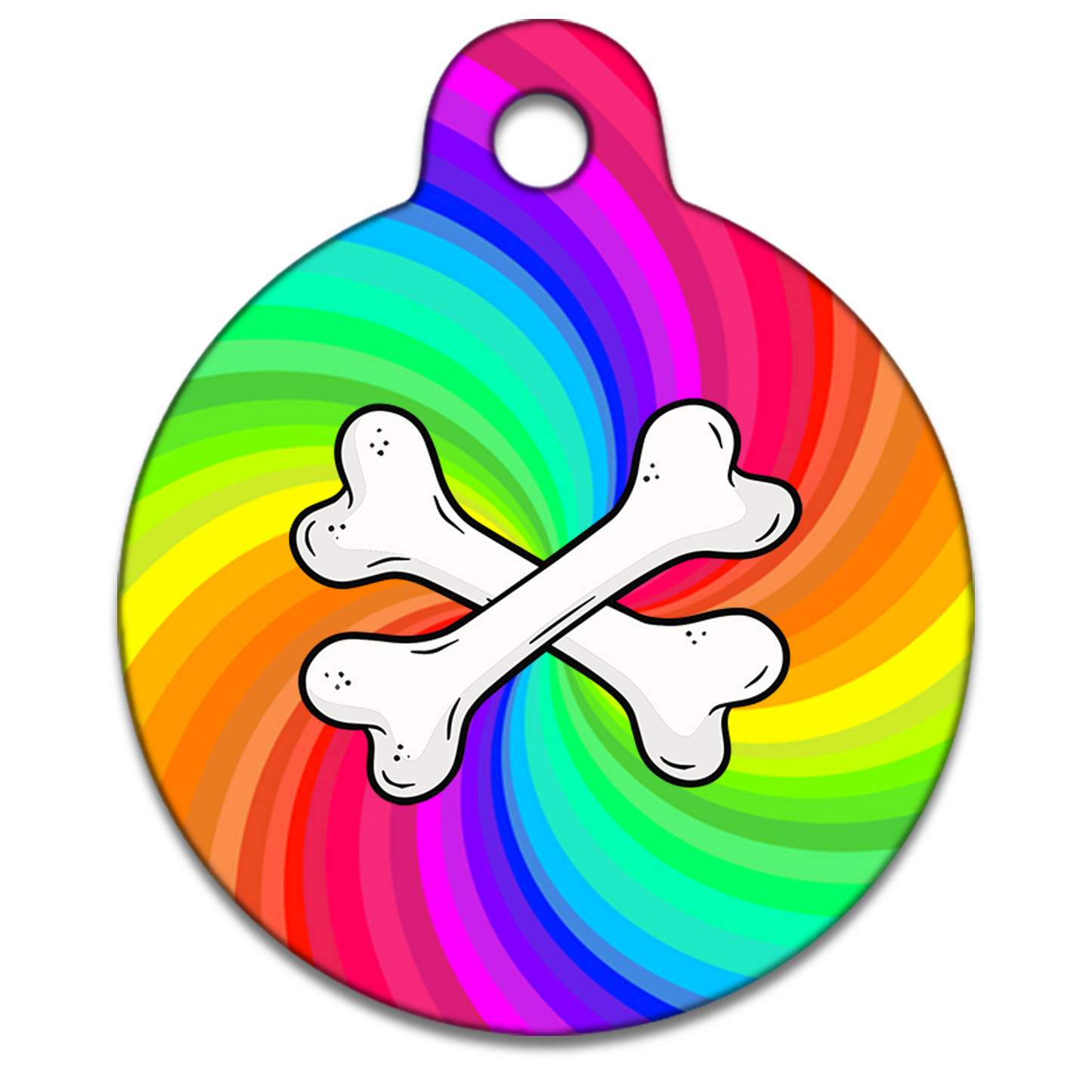 31mm Diameter Medium Size - Motifs Dog Tag