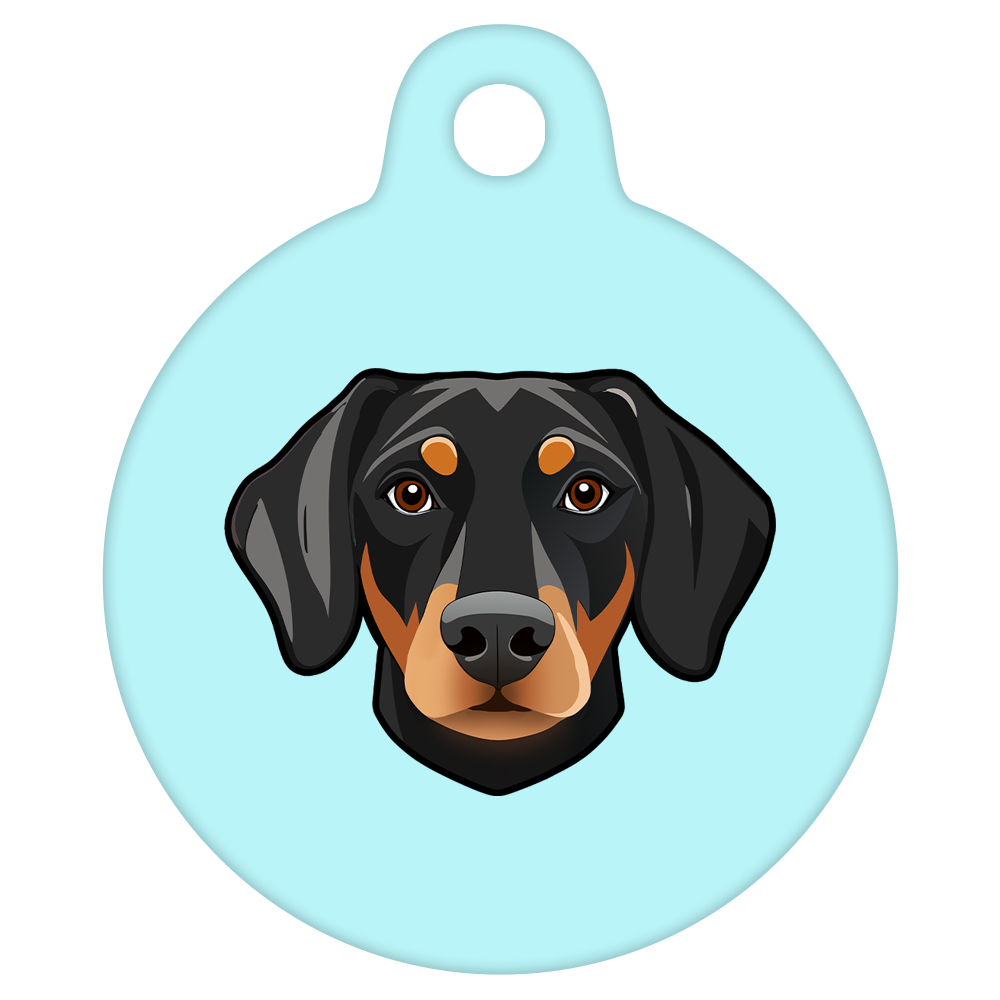 19mm Diameter Tiny Size - Doberman