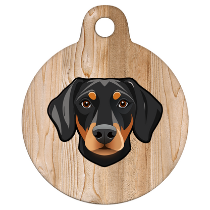 19mm Diameter Tiny Size - Doberman