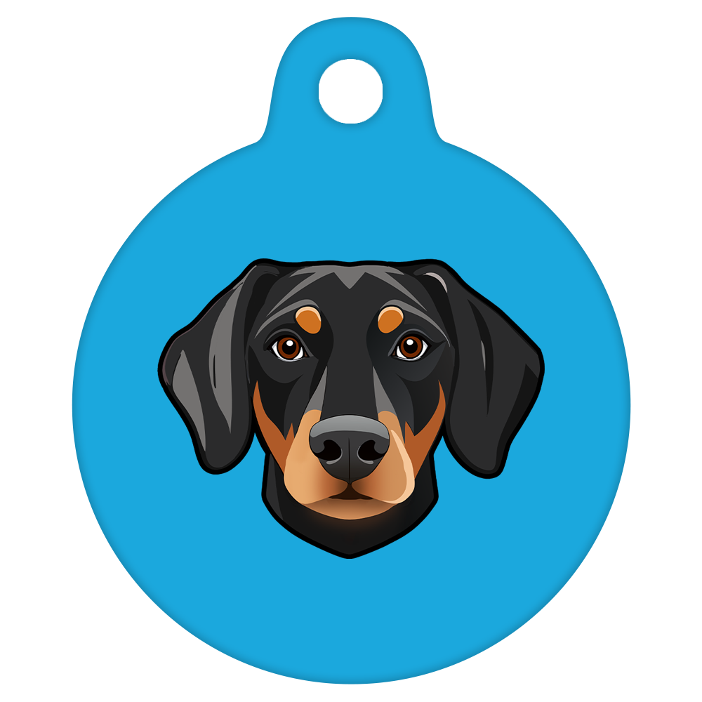 19mm Diameter Tiny Size - Doberman