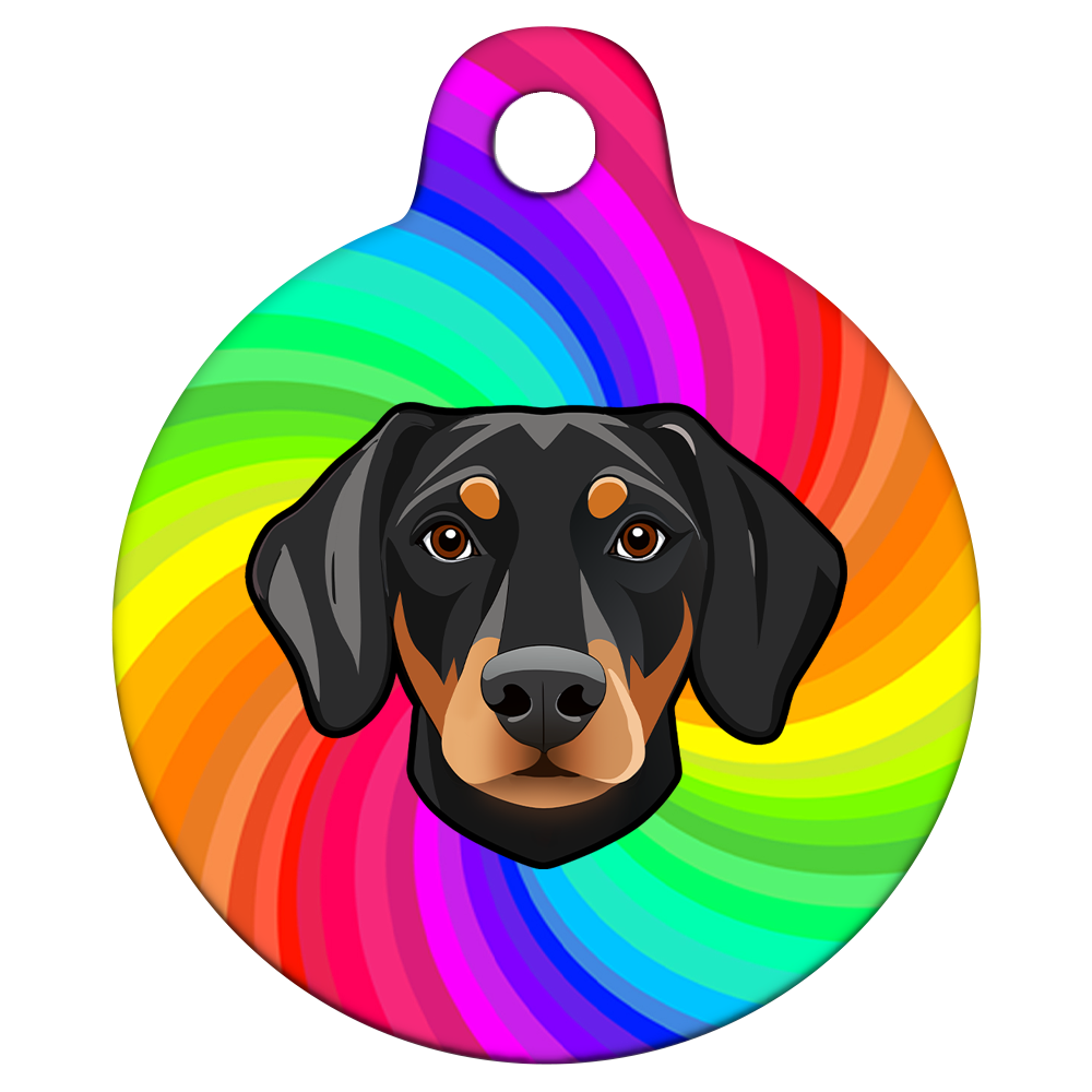 19mm Diameter Tiny Size - Doberman