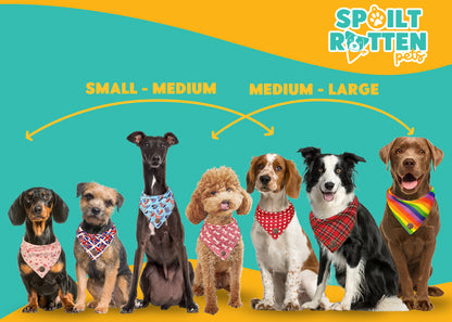 The Shrewsbury - Mice Pink Tied Dog Bandana