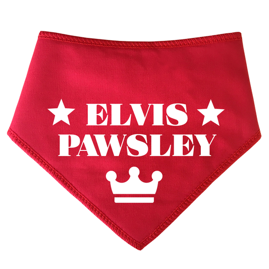 Elvis Pawsley Dog Bandana