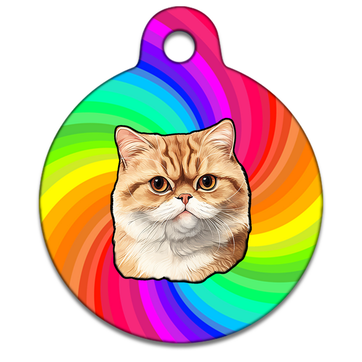 19mm Diameter Tiny Size - Exotic Shorthair