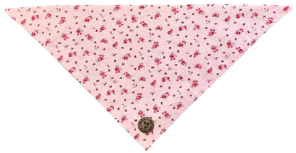 The Chelsea - Pink Vintage Rose Dog Bandana