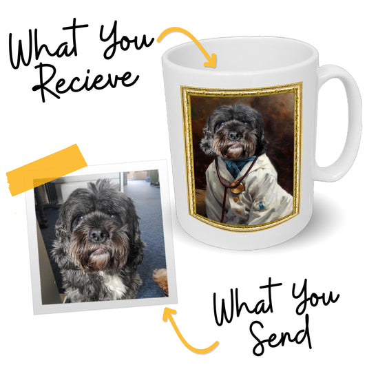 Doctor Custom Pet Portrait Mug - Add Your Own Photo