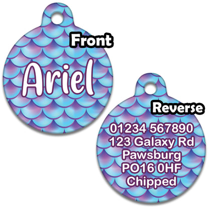 Mermaid's Tail - Pet ID Tag