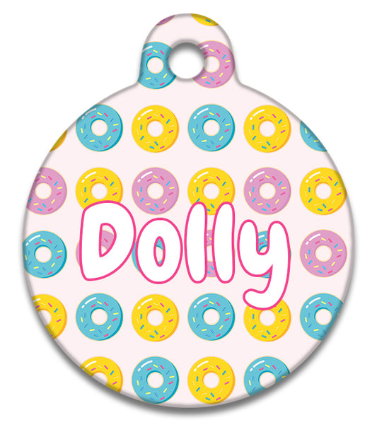 Mini Pastel Doughnuts - Pet ID Tag