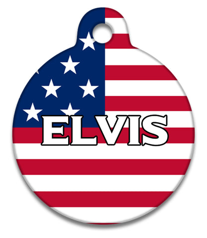 America USA - Pet ID Tag