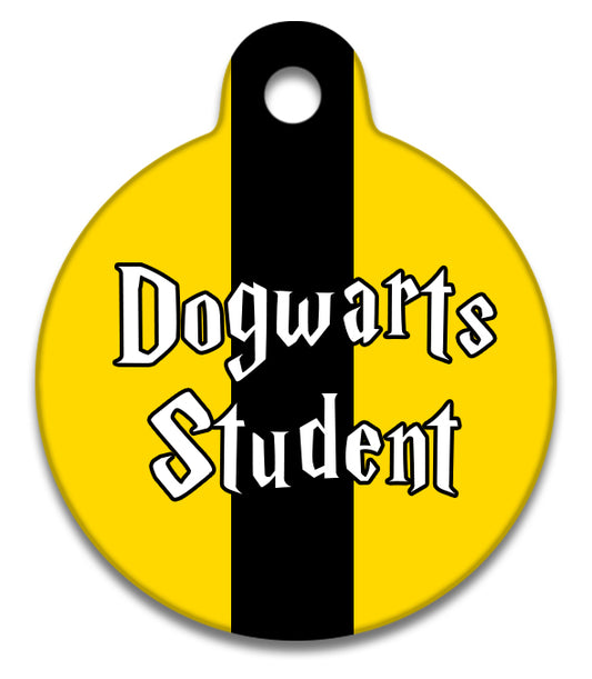 Hufflepup Tie Colours - Pet ID Tag