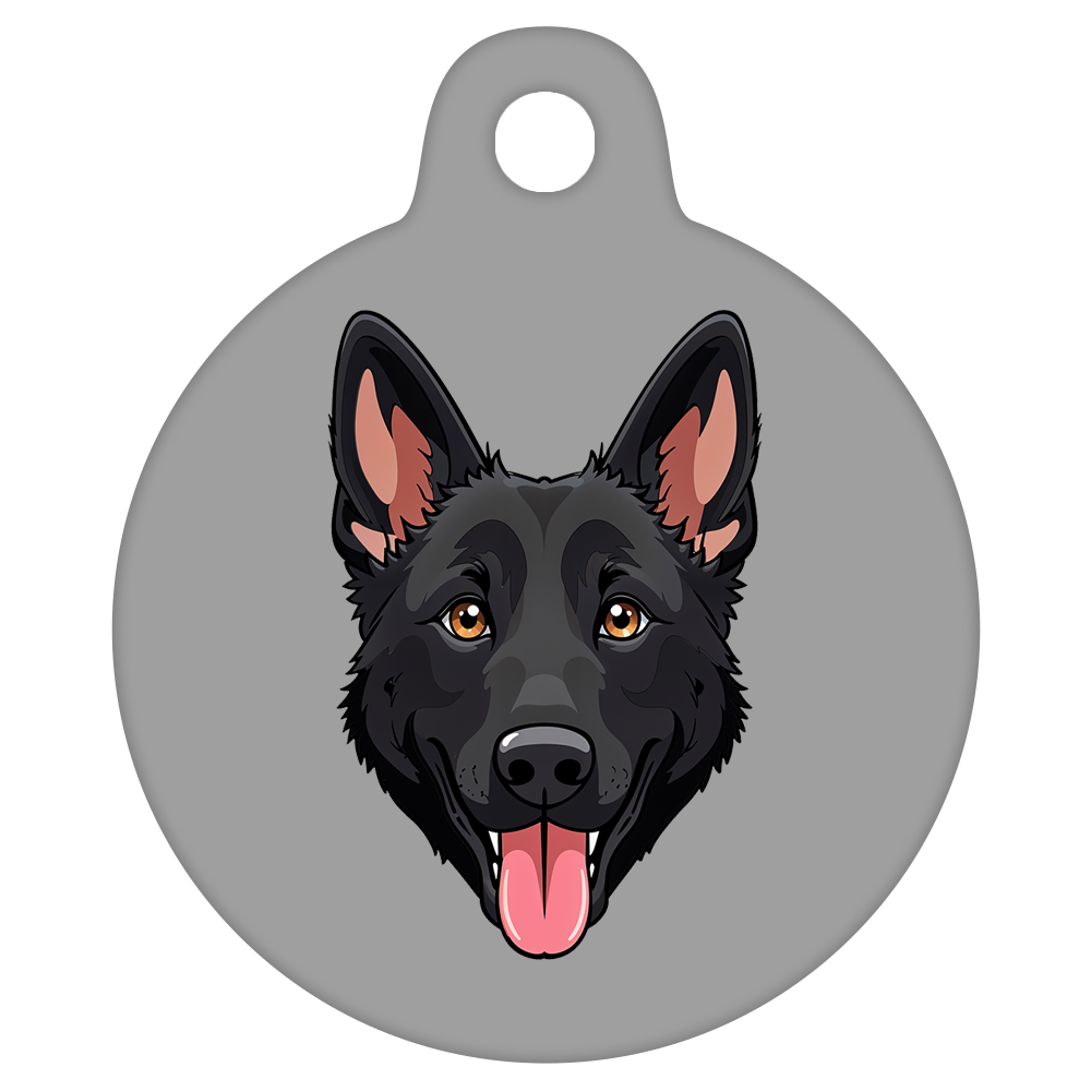 31mm Diameter Medium Size - German Shepherd Dog