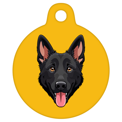 31mm Diameter Medium Size - German Shepherd Dog