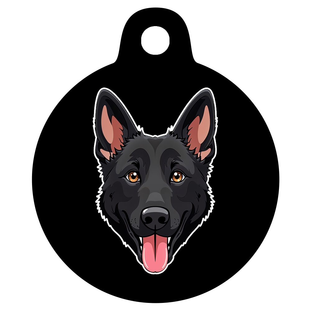 31mm Diameter Medium Size - German Shepherd Dog