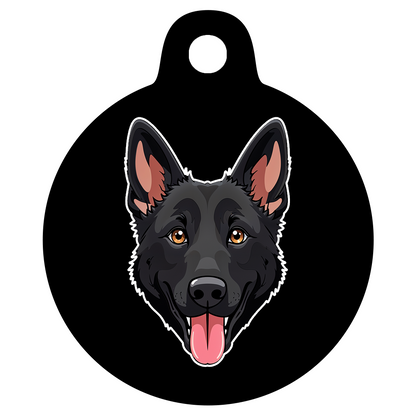 31mm Diameter Medium Size - German Shepherd Dog