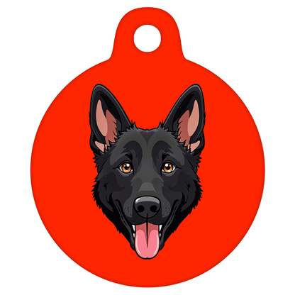 31mm Diameter Medium Size - German Shepherd Dog