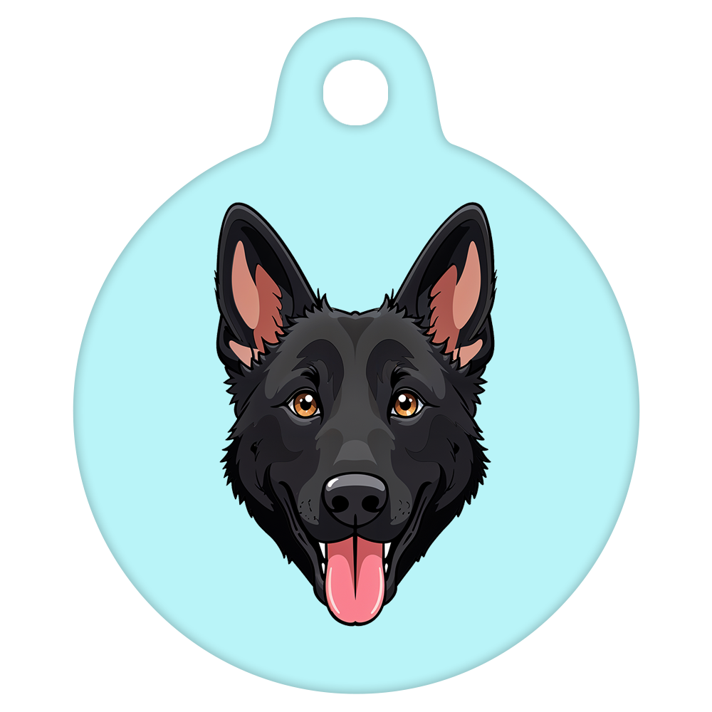 31mm Diameter Medium Size - German Shepherd Dog