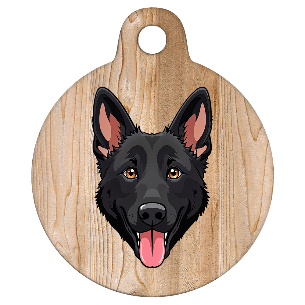 31mm Diameter Medium Size - German Shepherd Dog