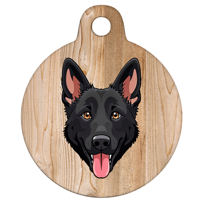 31mm Diameter Medium Size - German Shepherd Dog