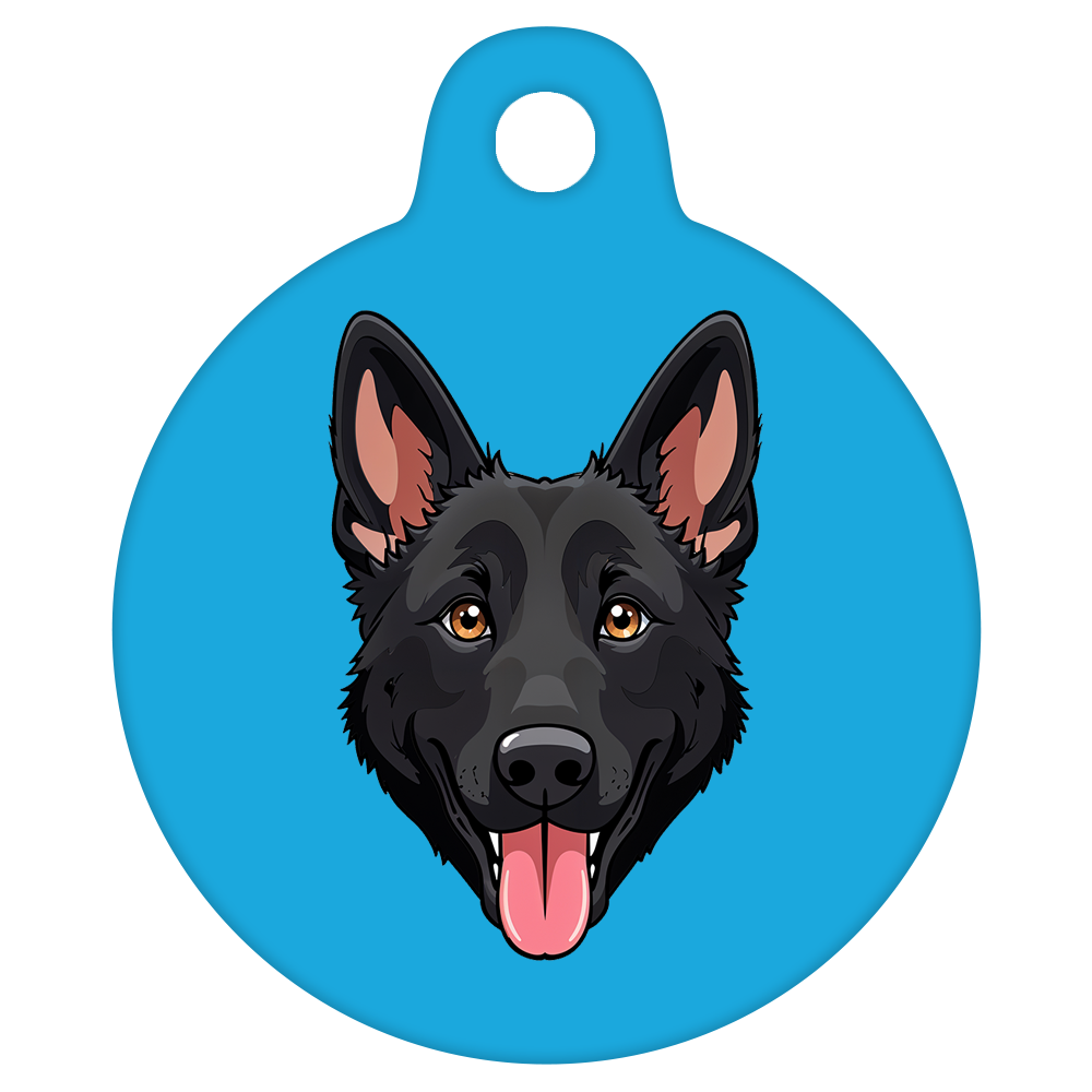 31mm Diameter Medium Size - German Shepherd Dog