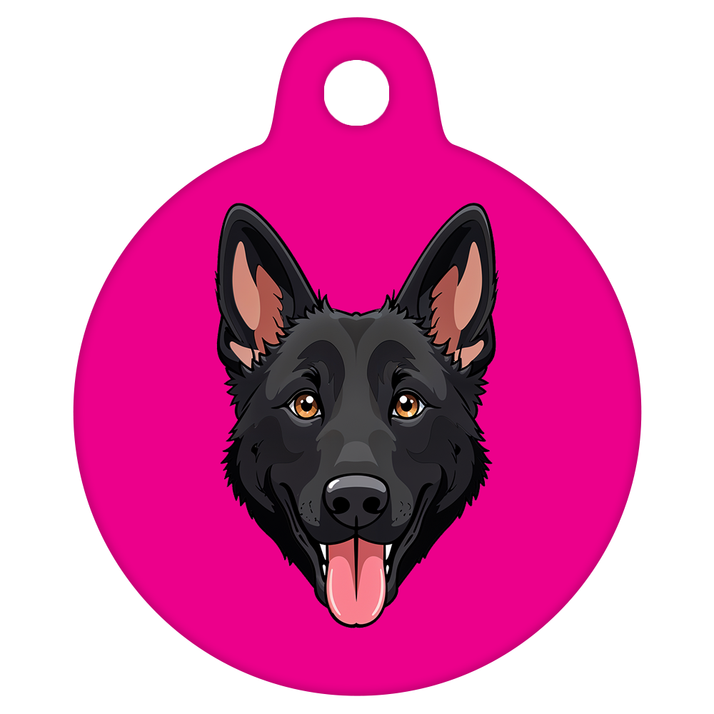 31mm Diameter Medium Size - German Shepherd Dog