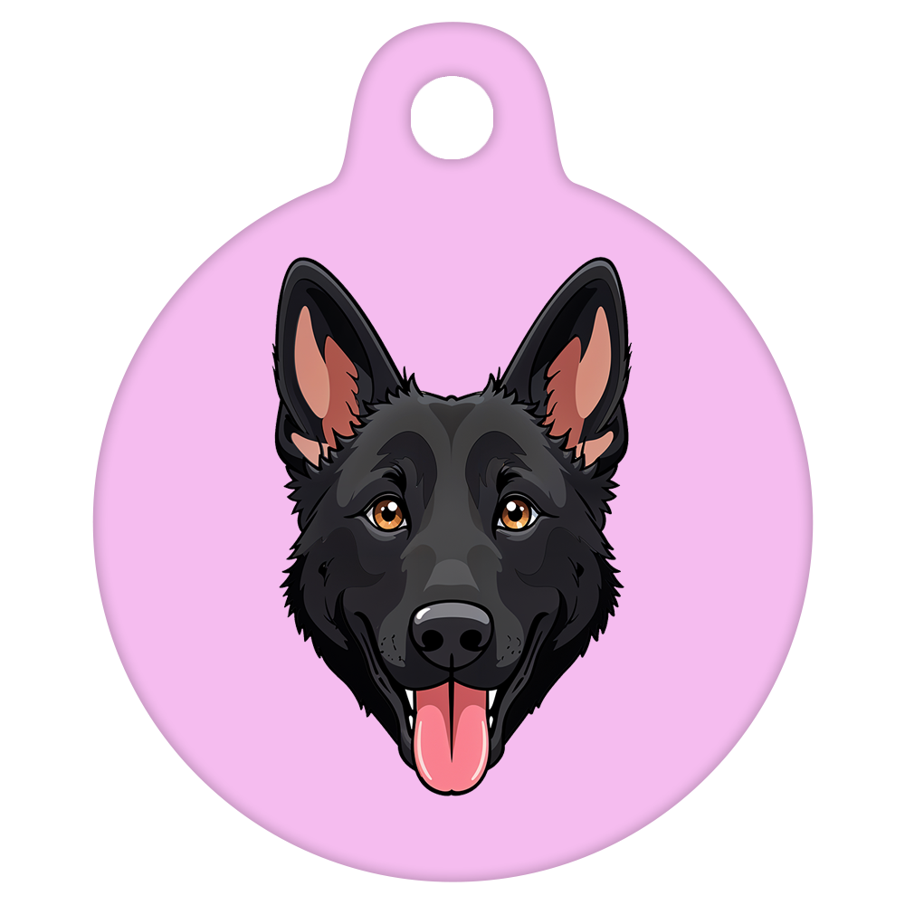 31mm Diameter Medium Size - German Shepherd Dog