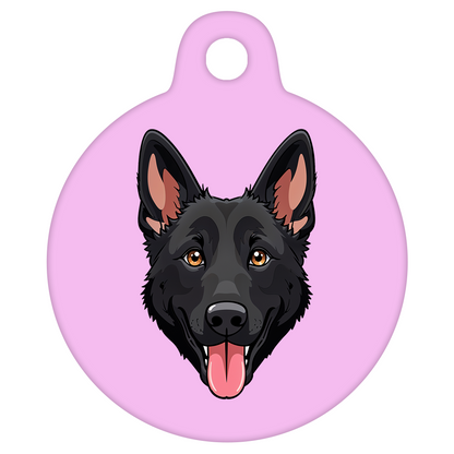 31mm Diameter Medium Size - German Shepherd Dog