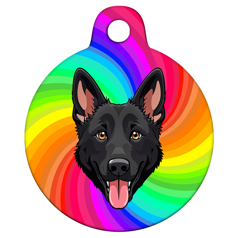 31mm Diameter Medium Size - German Shepherd Dog
