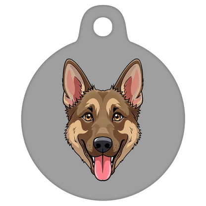 31mm Diameter Medium Size - German Shepherd Dog