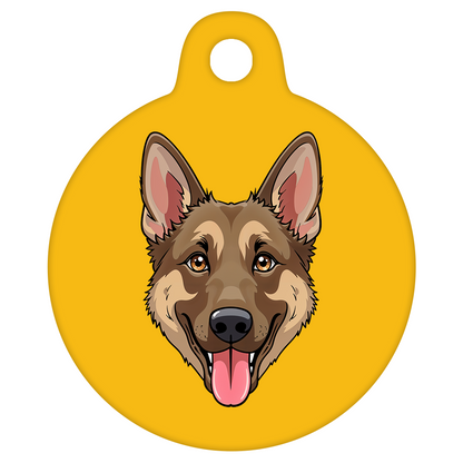 31mm Diameter Medium Size - German Shepherd Dog