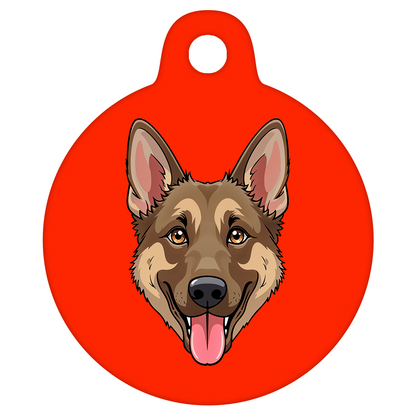 31mm Diameter Medium Size - German Shepherd Dog