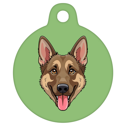 31mm Diameter Medium Size - German Shepherd Dog