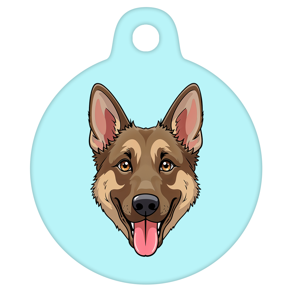 31mm Diameter Medium Size - German Shepherd Dog