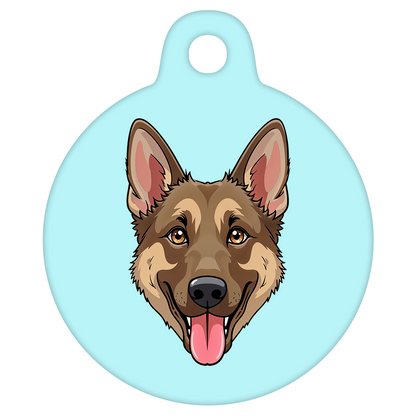 31mm Diameter Medium Size - German Shepherd Dog