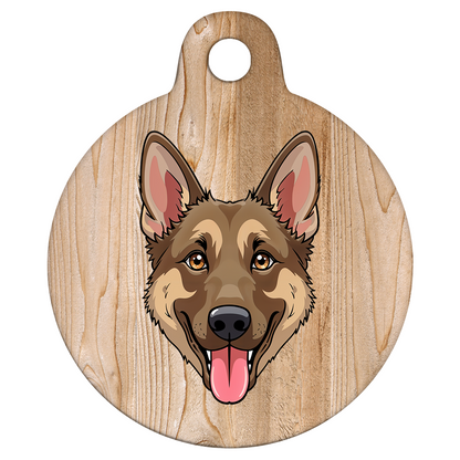 31mm Diameter Medium Size - German Shepherd Dog