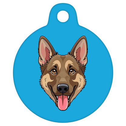 31mm Diameter Medium Size - German Shepherd Dog