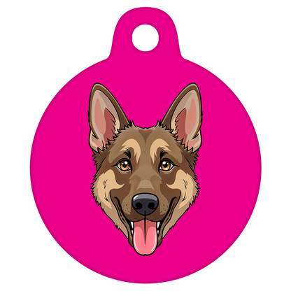 31mm Diameter Medium Size - German Shepherd Dog