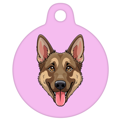 31mm Diameter Medium Size - German Shepherd Dog