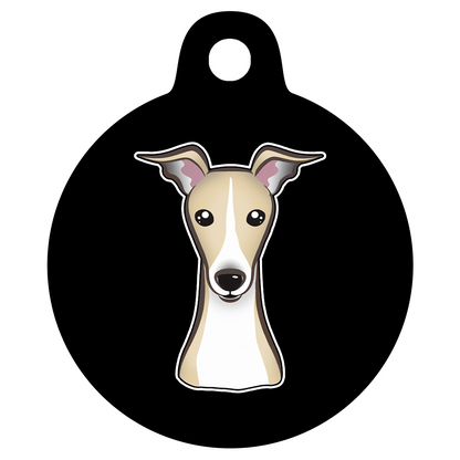 25mm Diameter Small Size - Whippet Dog